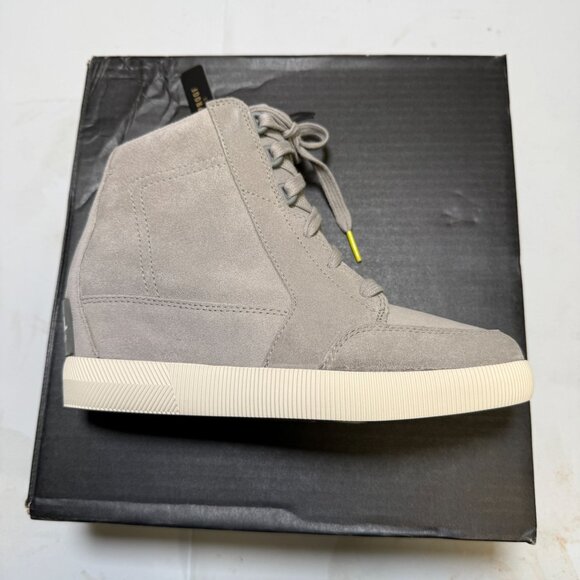Sorel Women's Out N' About Wedge Boots Dove/Quarry Size 7.5 NEW - Picture 5 of 14